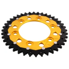 Kettenrad Dual 40Z Teilung 520 gold ZF Innendurchmesser 100 Lochkreis 124 passend für: Ducati Monster, Supersport, S