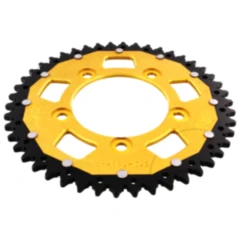 Kettenrad Dual 46Z Teilung 520 gold ZF Innendurchmesser 100 Lochkreis 124 passend für: Ducati Scrambler, Monster, Panigale