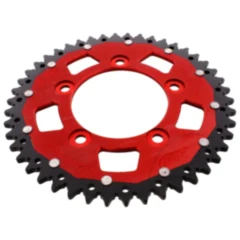 Kettenrad Dual 46Z Teilung 520 rot ZF Innendurchmesser 100 Lochkreis 124 passend für: Ducati Scrambler, Monster, Panigale