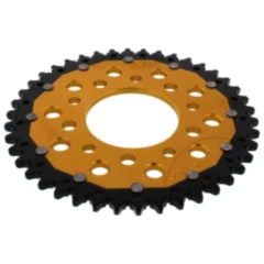Kettenrad Dual 42Z Teilung 525 gold ZF Innendurchmesser 080 Lochkreis 110 passend für: Honda CB, VT, XRV