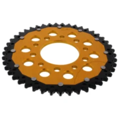 Kettenrad Dual 45Z Teilung 525 gold ZF Innendurchmesser 080 Lochkreis 110 passend für: Honda CB, VT, XRV