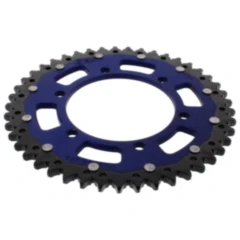 Kettenrad Dual 45Z Teilung 525 blau ZF Innendurchmesser 120 Lochkreis 140 passend für: Triumph Bonneville, Thruxton, Scrambler