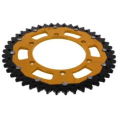Kettenrad Dual 45Z Teilung 525 gold ZF Innendurchmesser 120 Lochkreis 140 passend für: Triumph Bonneville, Thruxton, Scrambler
