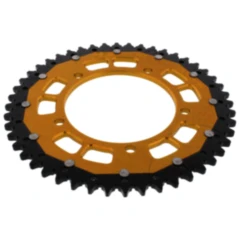 Kettenrad Dual 48Z Teilung 525 gold ZF Innendurchmesser 120 Lochkreis 140 passend für: Triumph Bonneville, Thruxton, Scrambler