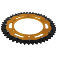 Kettenrad Dual 47Z Teilung 525 gold ZF Innendurchmesser 130 Lochkreis 150 passend für: Honda XL