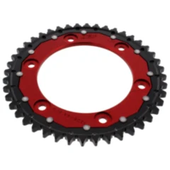 Kettenrad Dual 44Z Teilung 530 rot ZF Innendurchmesser 134 Lochkreis 160 passend für: Honda CBR, VTR