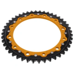 Kettenrad Dual 44Z Teilung 530 gold ZF Innendurchmesser 154 Lochkreis 176 passend für: Honda VFR, CB