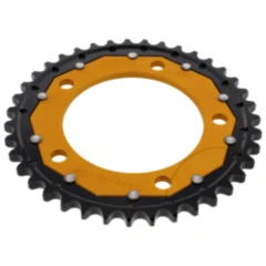 Kettenrad Dual 39Z Teilung 530 gold ZF Innendurchmesser 112 Lochkreis 138 passend für: Honda CB, CBR, CBF