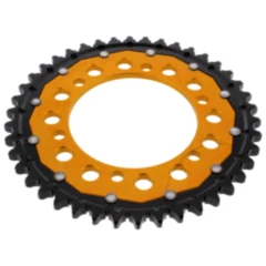 Kettenrad Dual 42Z Teilung 530 gold ZF Innendurchmesser 110 Lochkreis 130 passend für: MZ/MUZ 1000