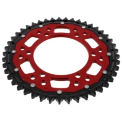 Kettenrad Dual 45Z Teilung 530 rot ZF Innendurchmesser 110 Lochkreis 130 passend für: MZ/MUZ 1000