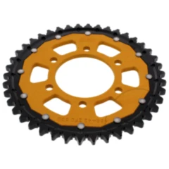 Kettenrad Dual 42Z Teilung 530 gold ZF Innendurchmesser 080 Lochkreis 104 passend für: Kawasaki ZRX, ZX - 9R, ZX - 12R