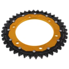 Kettenrad Dual 40Z Teilung 530 gold ZF Innendurchmesser 120 Lochkreis 140 passend für: Kawasaki VN, ZZR