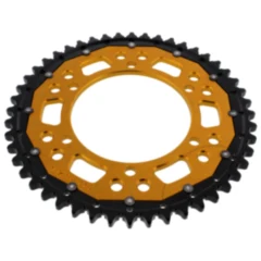 Kettenrad Dual 48Z Teilung 530 gold ZF Innendurchmesser 120 Lochkreis 140 passend für: Kawasaki VN, ZZR