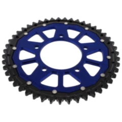 Kettenrad Dual 47Z 530 für Motorräder blau