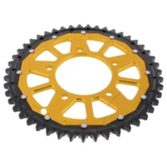 Kettenrad Dual 47Z Teilung 530 gold ZF Innendurchmesser 087 Lochkreis 110