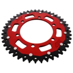 Kettenrad Dual 45Z Teilung 520 rot ZF Innendurchmesser 110 Lochkreis 130 passend für: Kawasaki Ninja, GPZ, Z