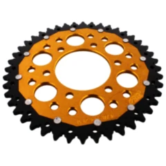 Kettenrad Dual 44Z Teilung 520 gold ZF Innendurchmesser 080 Lochkreis 104 passend für: Kawasaki Z, ZX - 6R, KLE