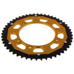 Kettenrad Dual 50Z Teilung 428 gold ZF Innendurchmesser 105 Lochkreis 125 passend für: Rieju Marathon, Tango, RS - 3