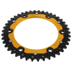 Kettenrad Dual 42Z Teilung 525 gold ZF Innendurchmesser 140 Lochkreis 168 passend für: BMW F (800, 650, 700)