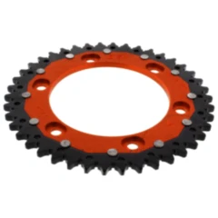 ZF Dual Kettenrad 42Z 525 orange für Straßen und Offroad