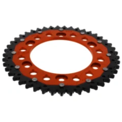 ZF Dual Kettenrad 45Z Teilung 525 orange für Motorräder