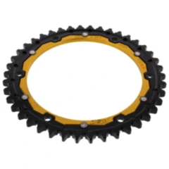 Kettenrad Dual 42Z Teilung 530 gold ZF Innendurchmesser 155 Lochkreis 176 passend für: Triumph Speed Triple, Sprint, Daytona