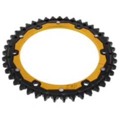 Kettenrad Dual 43Z Teilung 530 gold ZF Innendurchmesser 155 Lochkreis 176 passend für: Triumph Speed Triple, Sprint, Daytona