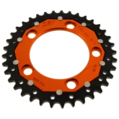 Kettenrad Dual 37Z 525 orange ZF