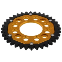 Kettenrad Dual 36Z Teilung 420 gold ZF Innendurchmesser 058 Lochkreis 090 passend für: Honda ANF, MSX, AFS