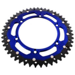 Kettenrad Dual 49Z Teilung 520 blau ZF Innendurchmesser 136 Lochkreis 156 passend für: Husqvarna TE, WR, SM, CR