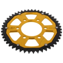 Kettenrad Dual 47Z Teilung 428 gold ZF Innendurchmesser 068 Lochkreis 090 passend für: Honda CB