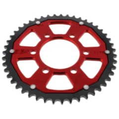 Kettenrad Dual 47Z Teilung 428 rot ZF Innendurchmesser 068 Lochkreis 090 passend für: Honda CB