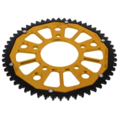 Kettenrad Dual 54Z Teilung 428 gold ZF Innendurchmesser 074 Lochkreis 100 passend für: SWM SM, SMT