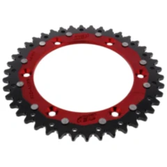 Kettenrad Dual 42Z Teilung 520 rot ZF Innendurchmesser 136 Lochkreis 156 passend für: Husqvarna TE, WR, SM, CR