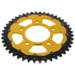 Kettenrad Dual 44Z Teilung 525 gold ZF Innendurchmesser 080 Lochkreis 110 passend für: Honda CRF