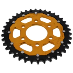 Kettenrad Dual 38Z Teilung 525 gold ZF Innendurchmesser 61. 5 Lochkreis 088 passend für: Royal Enfield Himalayan