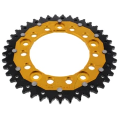 ZF Dual Kettenrad 41Z Teilung 525 gold für Motorräder