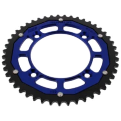Kettenrad Dual 47Z Teilung 420 blau ZF Innendurchmesser 100 Lochkreis 120 passend für: Yamaha YZ