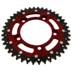 Kettenrad Dual 42Z Teilung 525 rot ZF Innendurchmesser 100 Lochkreis 120 passend für: Aprilia RSV4, Tuono