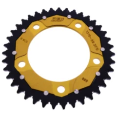 Kettenrad Dual 39Z Teilung 520 gold ZF Innendurchmesser 112 Lochkreis 138 passend für: Honda NC, CB, X - ADV