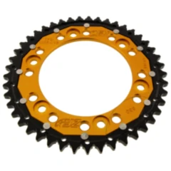 Kettenrad Dual 45Z Teilung 530 gold ZF Innendurchmesser 134 Lochkreis 160 passend für: Honda CBR, VTR