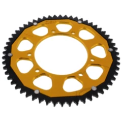 Kettenrad Dual 56Z Teilung 428 gold ZF Innendurchmesser 105 Lochkreis 125 passend für: Rieju Tango, RS - 3, MRT
