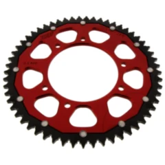 Kettenrad Dual 57Z Teilung 428 rot ZF Innendurchmesser 105 Lochkreis 125 passend für: Rieju Marathon, Tango, RS - 3