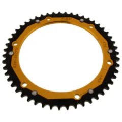 Kettenrad Dual 51Z 428 Gold ZF für Motorräder
