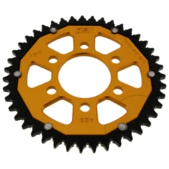 Kettenrad Dual 43Z Teilung 428 gold ZF Innendurchmesser 058 Lochkreis 082 passend für: Keeway RKS, K - Light, RKR