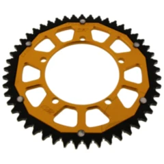 Kettenrad Dual 49Z Teilung 428 gold ZF Innendurchmesser 096 Lochkreis 108 passend für: MZ/MUZ SM