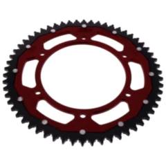 Kettenrad Dual 58Z Teilung 428 rot ZF Innendurchmesser 125 Lochkreis 150 passend für: SWM RS, SM, RST