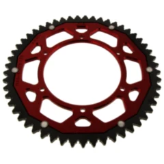 Kettenrad Dual 53Z Teilung 420 rot ZF Innendurchmesser 108 Lochkreis 123 passend für: Derbi GPR, Senda