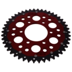Kettenrad Dual 46Z Teilung 520 rot ZF Innendurchmesser 080 Lochkreis 104 passend für: Kawasaki Z, ZX - 6R, KLE