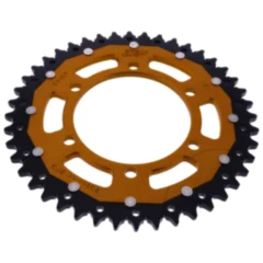 Kettenrad Dual 44Z Teilung 525 gold ZF Innendurchmesser 106 Lochkreis 125 passend für: Triumph Tiger, Street Triple, Bonneville